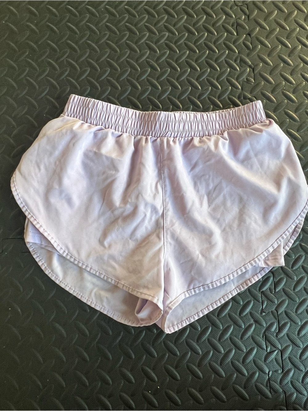 SHEIN Light Lavender Pastel Women's Athletic Running Shorts Sz M Workout Gym